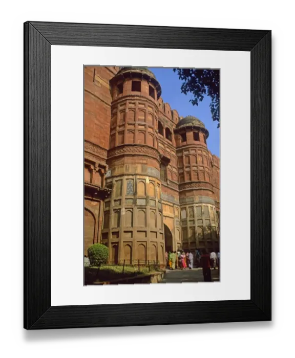 Framed Print : Asia; India; Agra. Red Fort Framed Print : Asia; India; Agra. Red Fort