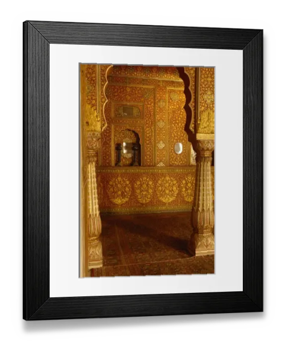 Framed Print : Inside the Palace of the Junagarh Fort in Bikaner. Rajasthan, INDIA Framed Print : Inside the Palace of the Junagarh Fort in Bikaner. Rajasthan, INDIA