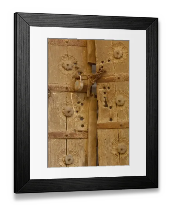 Framed Print : The Fort which stands 76 meters above the town of Jaisalmer and is enclosed by a 9km wall