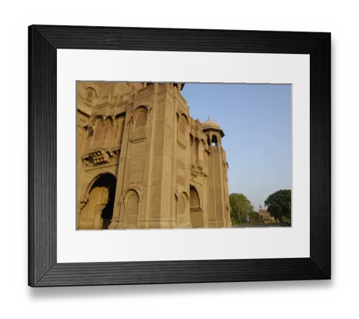 Framed Print : Lallgarh Palace Hotel, Rajasthan, INDIA Framed Print : Lallgarh Palace Hotel, Rajasthan, INDIA