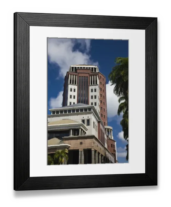 Framed Print : Mauritius, Port Louis, State Bank of Mauritius building Framed Print : Mauritius, Port Louis, State Bank of Mauritius building