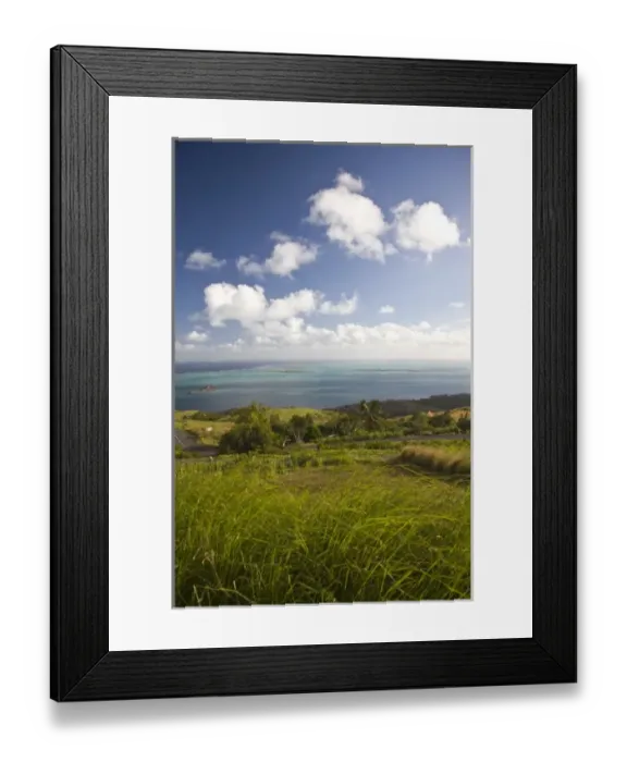 Framed Print : Mauritius, Rodrigues Island, Pompee, Ile Hermitage from the Port Sud-Est road Framed Print : Mauritius, Rodrigues Island, Pompee, Ile Hermitage from the Port Sud-Est road