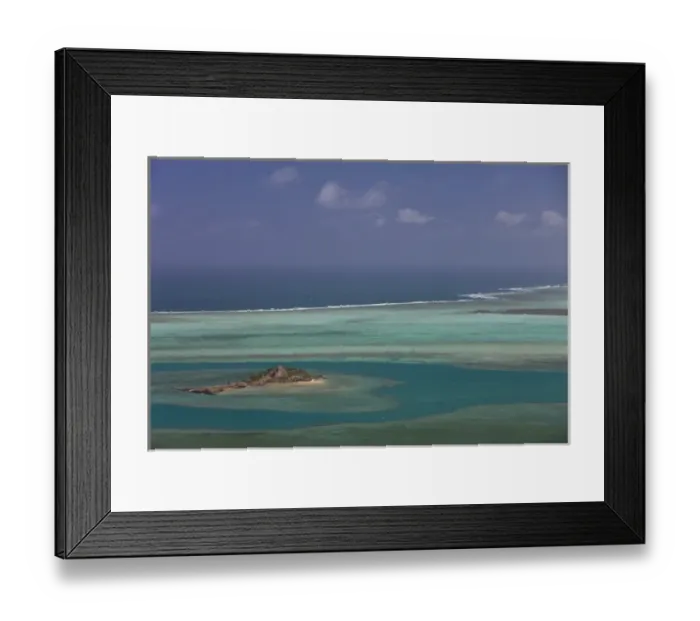 Framed Print : Mauritius, Rodrigues Island, South Rodrigues, view of lagoon and Ile Hermitage Framed Print : Mauritius, Rodrigues Island, South Rodrigues, view of lagoon and Ile Hermitage