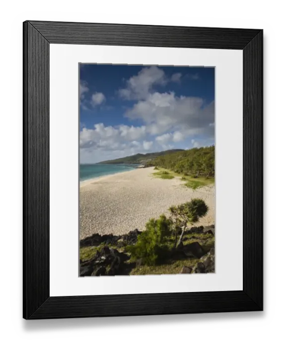 Framed Print : Mauritius, Rodrigues Island, St. Francois, St. Francois Beach, morning Framed Print : Mauritius, Rodrigues Island, St. Francois, St. Francois Beach, morning