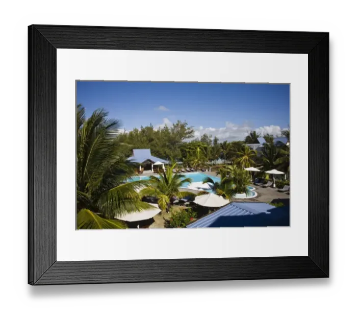 Framed Print : Mauritius, Southern Mauritius, Blue Bay, Blue Lagoon Beach Hotel, pool Framed Print : Mauritius, Southern Mauritius, Blue Bay, Blue Lagoon Beach Hotel, pool