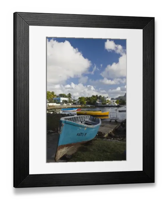 Framed Print : Mauritius, Southern Mauritius, Mahebourg, waterfront Framed Print : Mauritius, Southern Mauritius, Mahebourg, waterfront