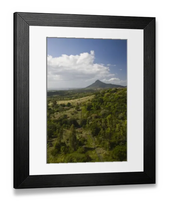 Framed Print : Mauritius, Western Mauritius, Chamarel, Chamarel farmland Framed Print : Mauritius, Western Mauritius, Chamarel, Chamarel farmland