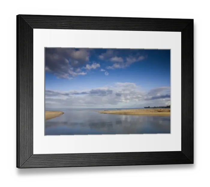 Framed Print : Mauritius, Western Mauritius, Tamarin, Tamarin Bay, dawn