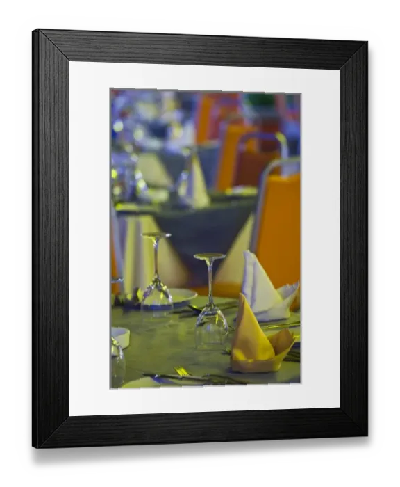 Framed Print : Mauritius, Western Mauritius, Tamarin, Tamarin Hotel, dining room, evening Framed Print : Mauritius, Western Mauritius, Tamarin, Tamarin Hotel, dining room, evening
