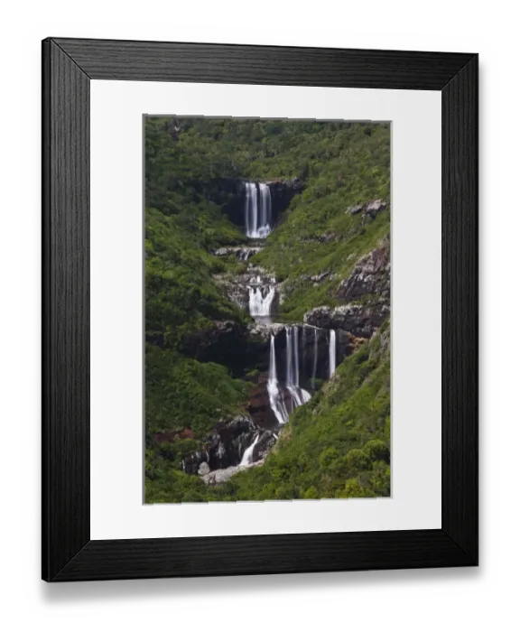 Framed Print : Mauritius, Western Mauritius, Vacoas, Tamarin Falls