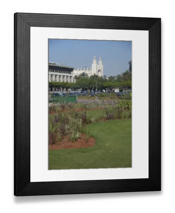 Framed Print : Africa, Morocco, Casablanca. View of Sacre Coeur Church, Catholic church no longer in use