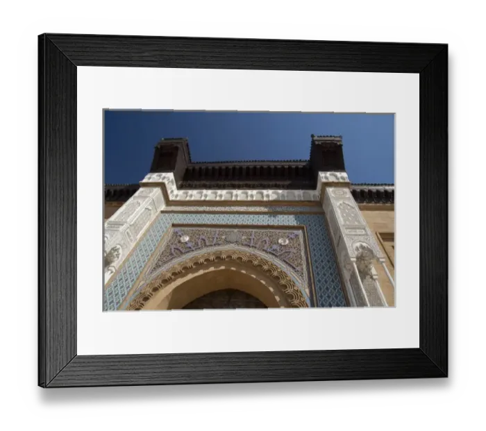 Framed Print : Africa, Morocco, Casablanca. Royal Palace entry, bronze door detail with ornate tile Framed Print : Africa, Morocco, Casablanca. Royal Palace entry, bronze door detail with ornate tile