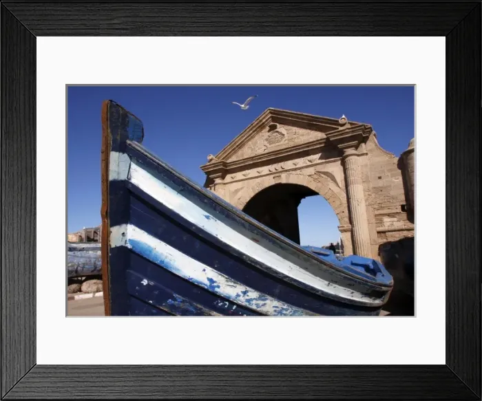 Framed Print : Essaouira, formerly called Mogador, is an example of a late 18th century fortified port town Framed Print : Essaouira, formerly called Mogador, is an example of a late 18th century fortified port town