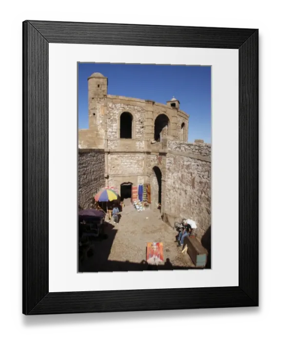 Framed Print : Essaouira, formerly called Mogador, is an example of a late 18th century fortified port town
