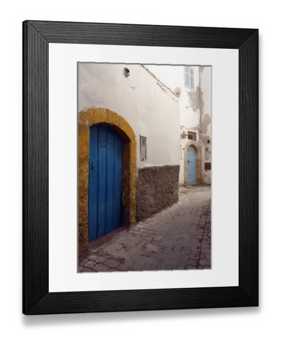 Framed Print : Essaouira, formerly called Mogador, is an example of a late 18th century fortified port town