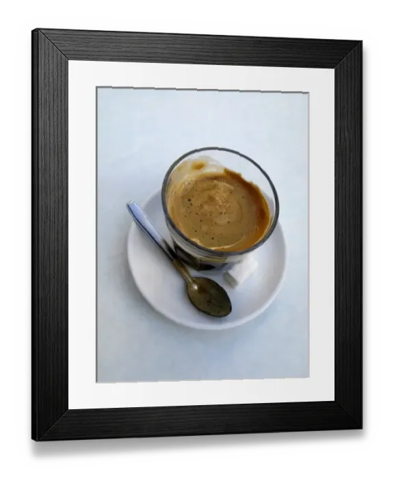 Framed Print : Morocco, Cafe drink