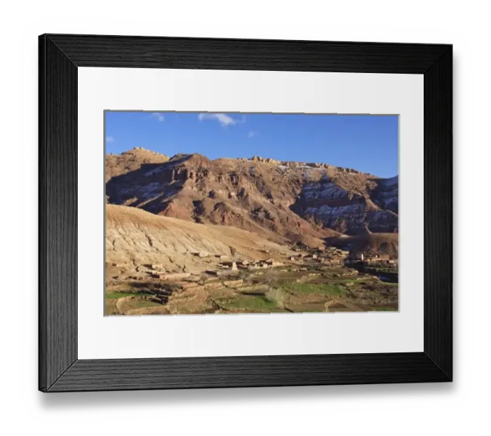 Framed Print : Aguelmous village along RN9, National Route 9 Framed Print : Aguelmous village along RN9, National Route 9