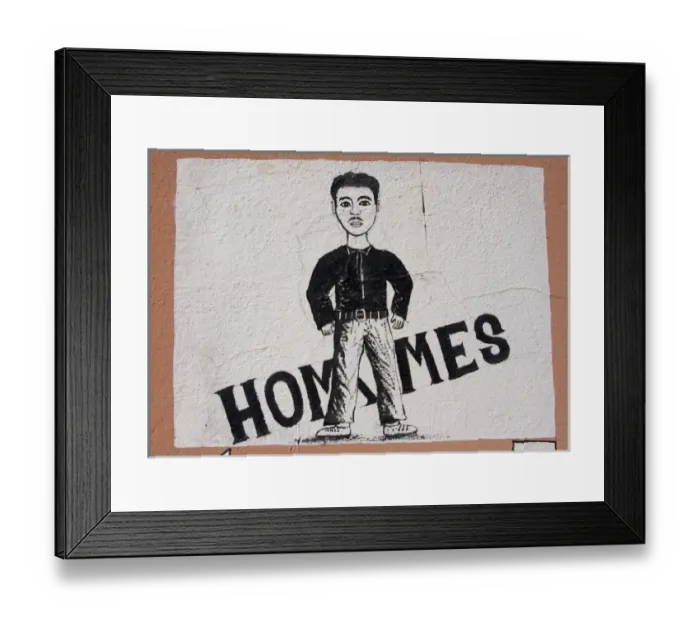Framed Print : Restroom sign Framed Print : Restroom sign