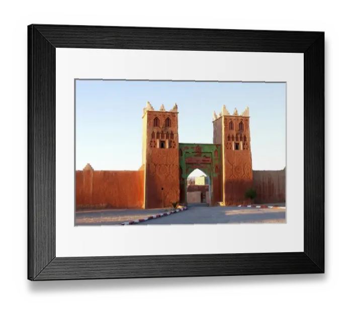 Framed Print : Timadriouine, city gate