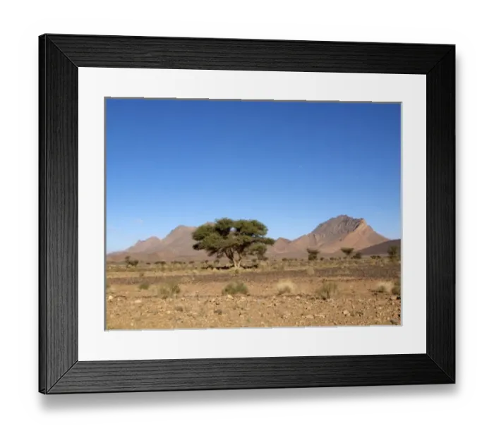 Framed Print : Moroccan desert landscape Framed Print : Moroccan desert landscape