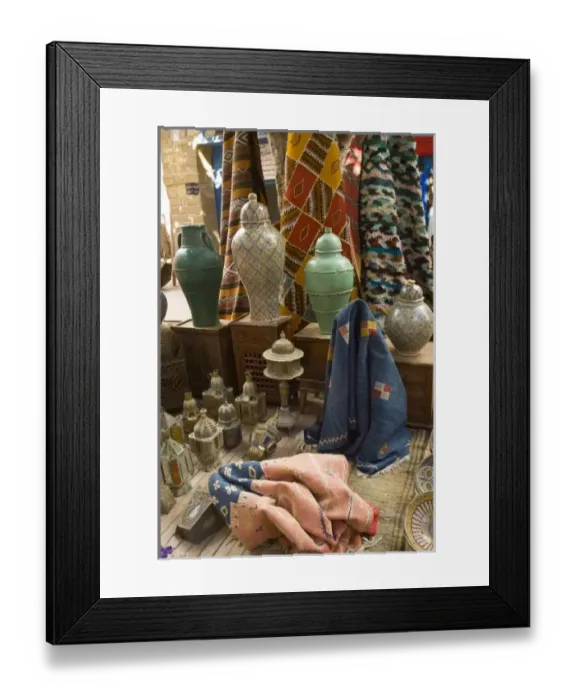 Framed Print : Handycraft, Essaouira, Morocco, North Africa, Africa Framed Print : Handycraft, Essaouira, Morocco, North Africa, Africa
