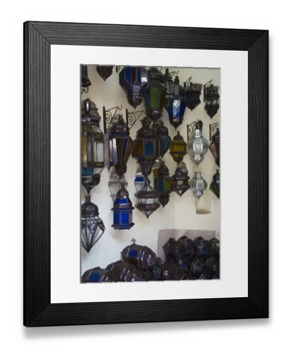 Framed Print : Lanterns for sale in the Souk, Marrakech (Marrakesh), Morocco, North Africa, Africa Framed Print : Lanterns for sale in the Souk, Marrakech (Marrakesh), Morocco, North Africa, Africa