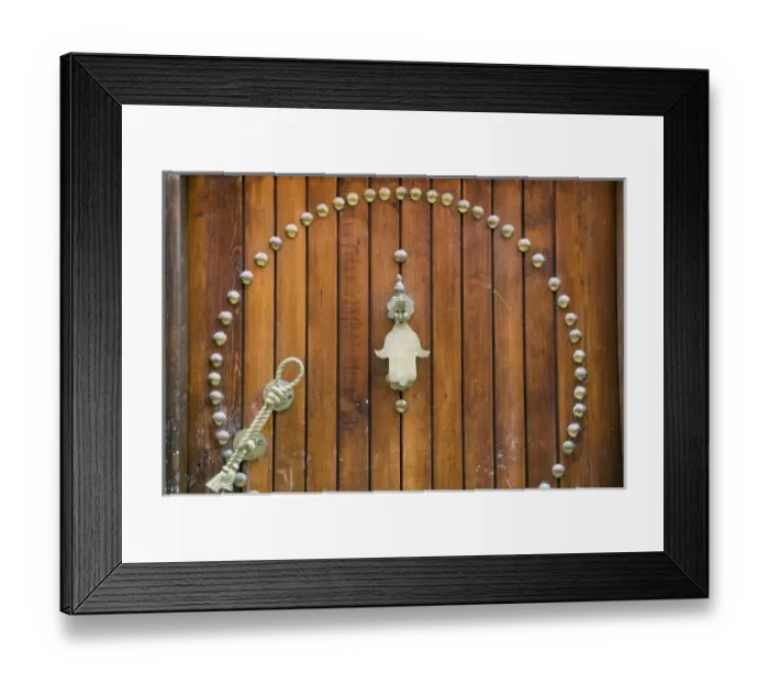 Framed Print : Door in the Souk, Marrakech (Marrakesh), Morocco, North Africa, Africa