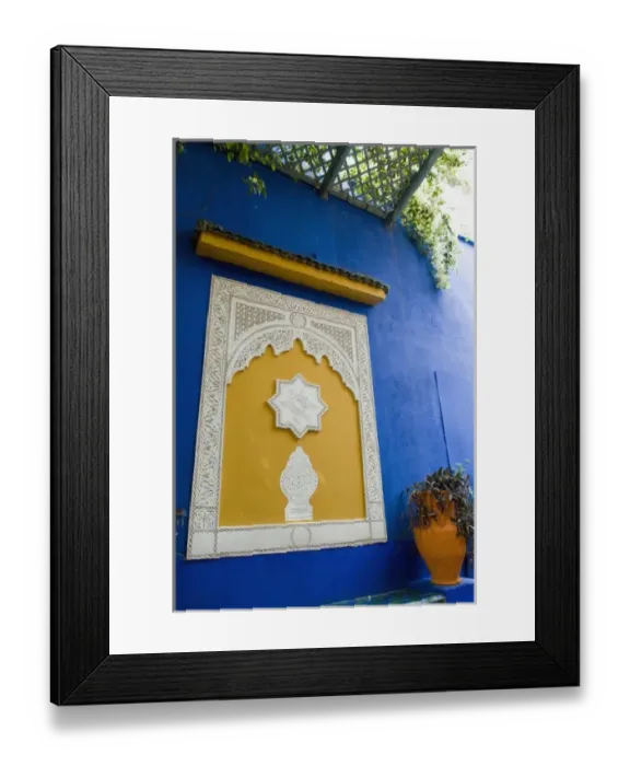 Framed Print : Jardin Majorelle, Marrakech, Morocco, North Africa, Africa Framed Print : Jardin Majorelle, Marrakech, Morocco, North Africa, Africa