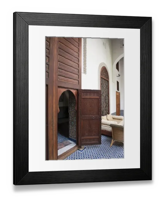 Framed Print : Riad Louna (Hotel) Fes, Middle Atlas, Morocco Framed Print : Riad Louna (Hotel) Fes, Middle Atlas, Morocco