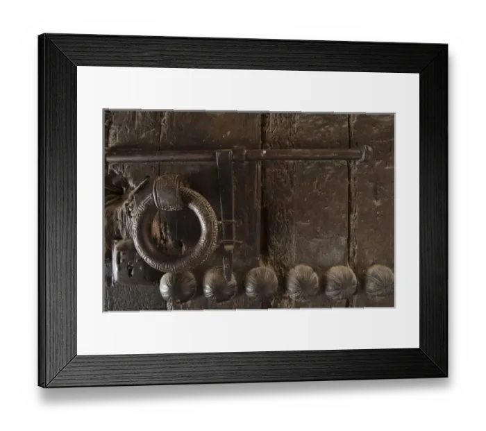 Framed Print : Typical Door Fes, Middle Atlas, Morocco Framed Print : Typical Door Fes, Middle Atlas, Morocco