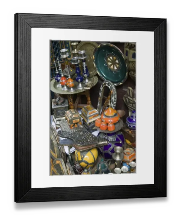 Framed Print : MOROCCO, Casablanca: Quartier Habous / Nouvelle (New) Medina built by the French in the 1930 s Framed Print : MOROCCO, Casablanca: Quartier Habous / Nouvelle (New) Medina built by the French in the 1930 s