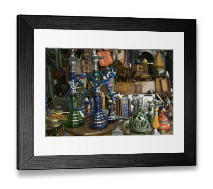 Framed Print : MOROCCO-Casablanca: Quartier Habous / Nouvelle (New) Medina built by the French in Framed Print : MOROCCO-Casablanca: Quartier Habous / Nouvelle (New) Medina built by the French in