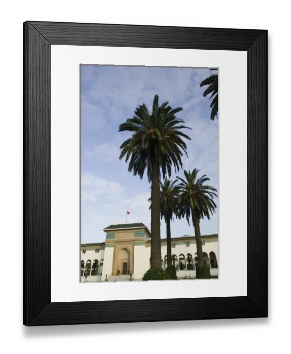 Framed Print : MOROCCO, Casablanca: Place Mohammed V Art Deco Style Palais de Justice Framed Print : MOROCCO, Casablanca: Place Mohammed V Art Deco Style Palais de Justice