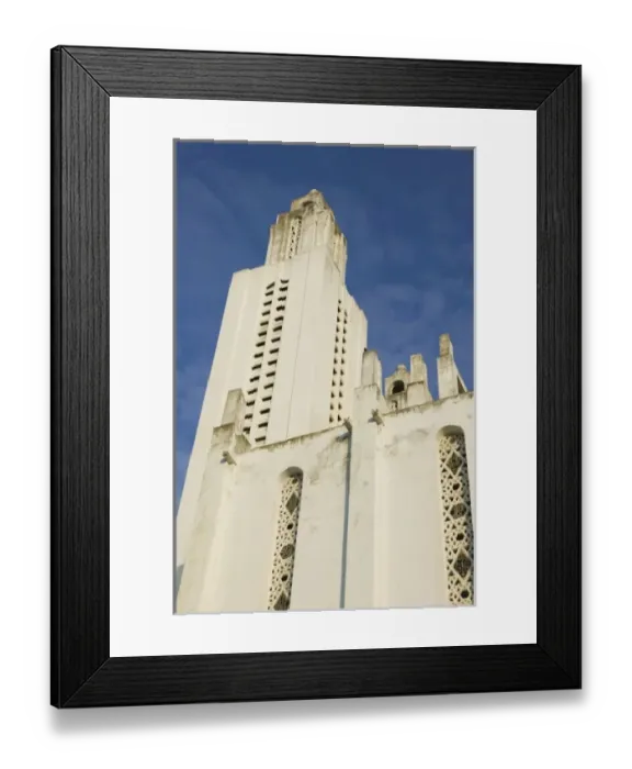 Framed Print : MOROCCO, Casablanca: Cathedrale du Sacre Coeur (b. 1930) Exterior