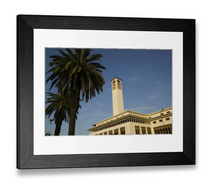 Framed Print : MOROCCO, Casablanca: Place Mohammed V Art Deco Style Prefecture Framed Print : MOROCCO, Casablanca: Place Mohammed V Art Deco Style Prefecture