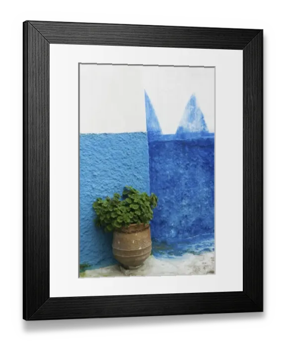 Framed Print : MOROCCO, Rabat: Kasbah des Oudaias, House Detail