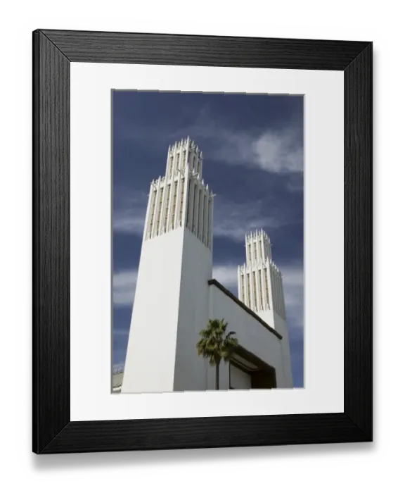 Framed Print : MOROCCO, Rabat: Rabat Ville Nouvelle / New Town, St. Pierre Cathedral / Place du Joulane Framed Print : MOROCCO, Rabat: Rabat Ville Nouvelle / New Town, St. Pierre Cathedral / Place du Joulane