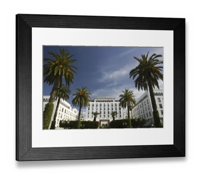 Framed Print : MOROCCO, Rabat: Rabat Ville Nouvelle / New Town, Hotel Balima, Avenue Mohammed V Framed Print : MOROCCO, Rabat: Rabat Ville Nouvelle / New Town, Hotel Balima, Avenue Mohammed V