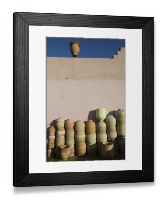 Framed Print : MOROCCO, Sale (town across from Rabat): Complexe des Poitiers / Pottery Cooperative Framed Print : MOROCCO, Sale (town across from Rabat): Complexe des Poitiers / Pottery Cooperative