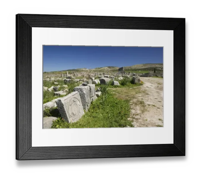 Framed Print : MOROCCO, Volubilis: Roman Town mostly dating to 2nd & 3rd c. AD / Abandoned by Romans Framed Print : MOROCCO, Volubilis: Roman Town mostly dating to 2nd & 3rd c. AD / Abandoned by Romans