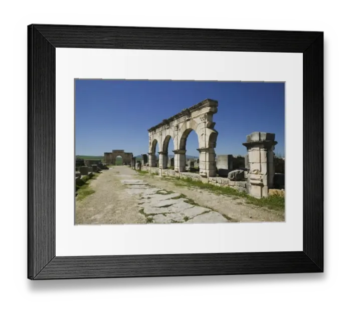 Framed Print : MOROCCO, Volubilis: Roman Town mostly dating to 2nd & 3rd c. AD / Abandoned by Romans Framed Print : MOROCCO, Volubilis: Roman Town mostly dating to 2nd & 3rd c. AD / Abandoned by Romans
