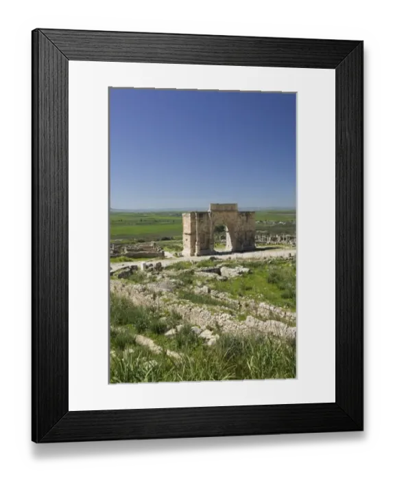 Framed Print : MOROCCO, Volubilis: Roman Town mostly dating to 2nd & 3rd c. AD / Abandoned by Romans Framed Print : MOROCCO, Volubilis: Roman Town mostly dating to 2nd & 3rd c. AD / Abandoned by Romans