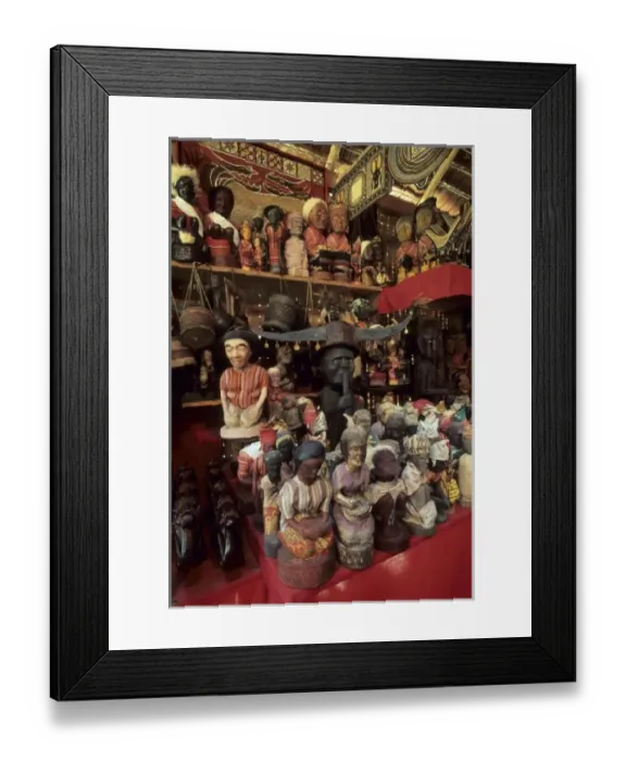 Framed Print : Indonesia, Sulawesi, Tana Toraja Region. Carved Tau Tau (effigies) in shop Framed Print : Indonesia, Sulawesi, Tana Toraja Region. Carved Tau Tau (effigies) in shop