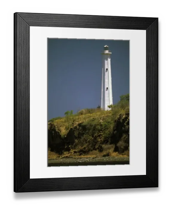 Framed Print : Oceania, Indonesia, Komodo Islands. Lighthouse Framed Print : Oceania, Indonesia, Komodo Islands. Lighthouse