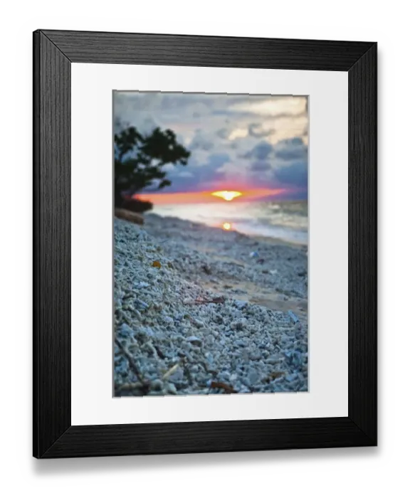 Framed Print : Gili Islands, Indonesia. Gili Trawangan is the largest of the Gili islands, only