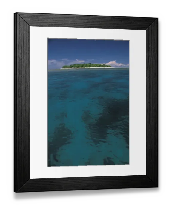 Framed Print : Borneo. Remote island Framed Print : Borneo. Remote island