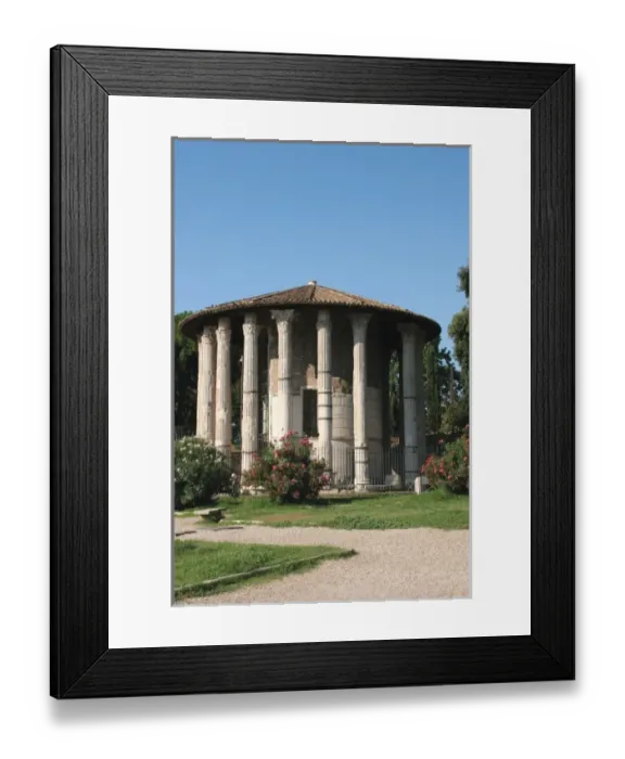 Framed Print : Italy. Rome. The circular temple of Hercules Victor. Built in the 2nd century B. C Framed Print : Italy. Rome. The circular temple of Hercules Victor. Built in the 2nd century B. C