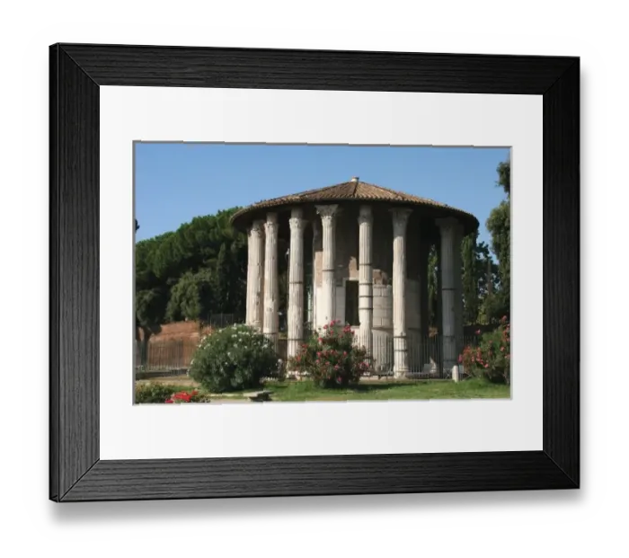 Framed Print : Italy. Rome. The circular temple of Hercules Victor. Built in the 2nd century B. C Framed Print : Italy. Rome. The circular temple of Hercules Victor. Built in the 2nd century B. C