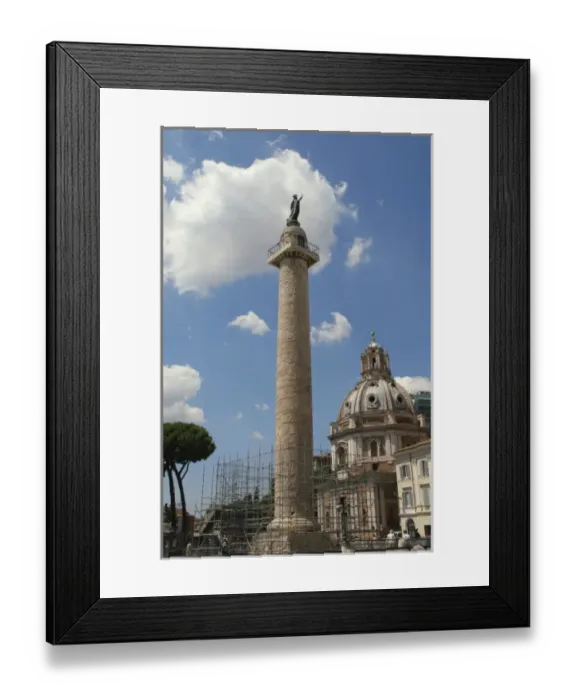 Framed Print : Italy. Rome. Trajans Column. 2nd century A. D. Forum of Trajan Framed Print : Italy. Rome. Trajans Column. 2nd century A. D. Forum of Trajan