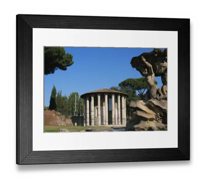 Framed Print : Italy. Rome. The circular temple of Hercules Victor. Built in the 2nd century B. C Framed Print : Italy. Rome. The circular temple of Hercules Victor. Built in the 2nd century B. C
